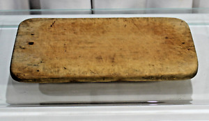 Antique Primitive Early America Wood Cutting Bread Board 11 X 6 