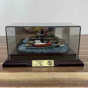 Tugboat Toledo Model In A Display Case