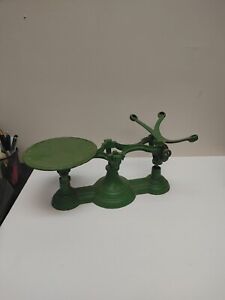 Antique Cast Iron Green Scale No Weights