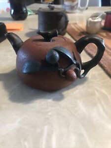 Vintage Small Clay Tea Pot