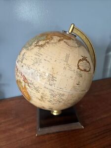 Replogle 9 Inch Diameter Desk Top Globe World Classic Series With Wood Base Usa