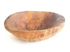  Antique Hand Carved Burl Wood Mixing Bowl Early Primitive 1880 S Massive Tree