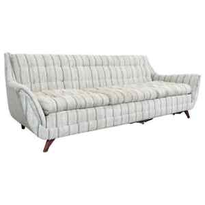 Mid Century Danish Modern Adrian Pearsall Style Bassett Prestige Sofa