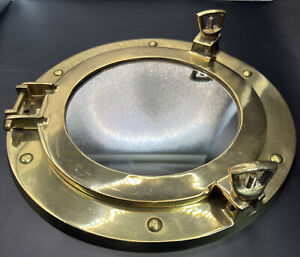 9 25 Inch Brass Porthole Mirror Nautical Home Decor