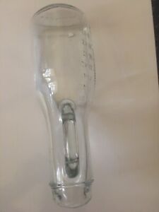 Antique Vtg Clear Glass 32 Oz Handled Urinal Made In The Usa In Great Condition 