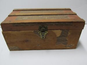 Vintage Child S Toy Chest Trunk Doll Chest