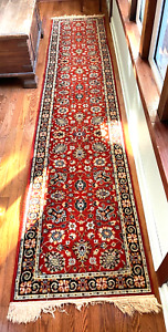 Tribal Style Runner Rug Approx 2x11 Floral