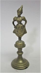 Fine 19th C Miniature Bronze Sculpture Of A Dancing Lady C 1890 Antique