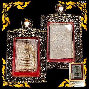 Genuine Phra Somdej Lp Pae Lp Toh Have Guarantee Card Thai Buddha Amulet K467