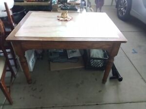 Antique French Pastry Chefs Serving Table
