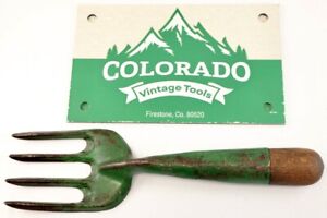 4 Tine Made In Usa Vintage Garden Fork Tool Colorado Vintage Tool