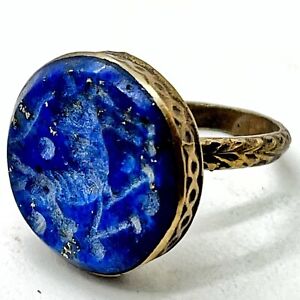 Antique Islamic Intaglio Ring Post Medieval Ottoman Empire Style Middle East 