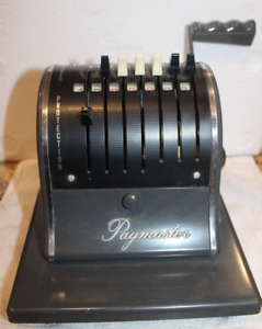 Vintage Paymaster Series S 1000 Check Writer No Key