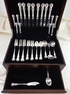 French Provincial By Towle Sterling Silver Flatware Set Service 50 Pieces