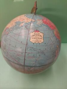 Vtg Crams Imperial 12 World Globe Usa Made