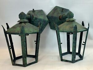 Arts Crafts Early Porch Lamp Lights Sconce Mission Bungalow