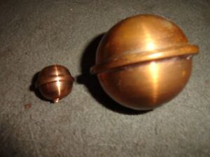Vintage 3 1 Weathervane Copper Balls 1 8 Drilled