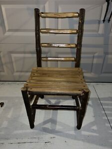 Old Hickory Dining Chair Log Cabin Lodge