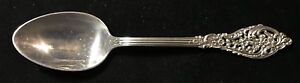 Sterling Silver Flatware Reed And Barton Florentine Lace Teaspoon