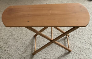Vintage Wooden Child S Ironing Board Doll Display Folds Closed