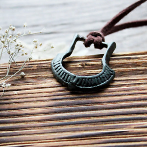Antique Rare Old Necklace Medieval Ancient Pendant Celtic Viking Artifact Finds