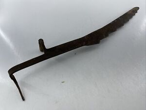 Old Antique Hand Wrought Corn Machete Knife Farm Tool Rustic Keen Kutter
