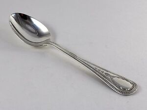 Wallace Hester Bateman Sterling Silver Oval Soup Dessert Spoon No Monograms