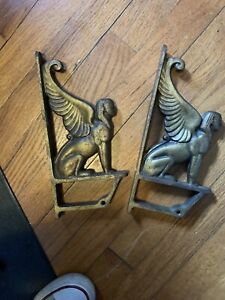 Pair Of Egyptian Revival Outside Fixtures