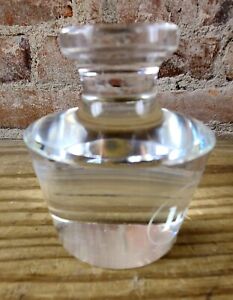 Vintage 1lb Crystal Scale Weight Art Glass Paperweight