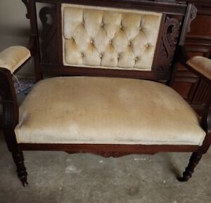 Antique Victorian Settee For Two Loveseat Pickup Only 
