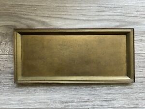 Antique Chinese Engraved Dragon Brass Opium Tray