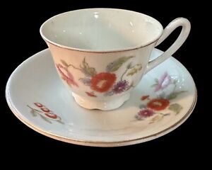 Vintage 1940 S Yamaka Small Cup Saucer Set Made In Occupied Japan