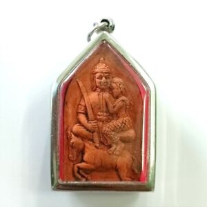 Thai Buddha Phra Khun Paen Magic Amulet Pendant Talisman Charm Power Sex K532