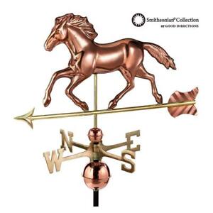 Good Directions Weathervanes 36 Hx18 Wx32 D Running Horse Roof Mount Copper