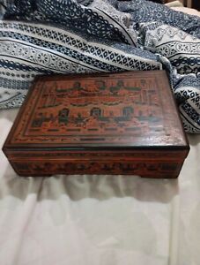 Aisian Vintage Lacquered Box