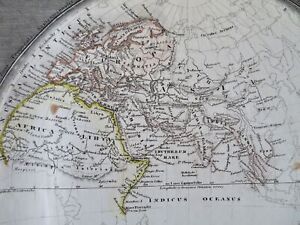 Ancient World Europe Africa Asia India Greece China C 1849 Detailed Meyer Map