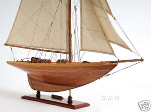 Eric Tabarly S Pen Duick 1 Yacht Wooden Model 26 Fully Built Sailboat New