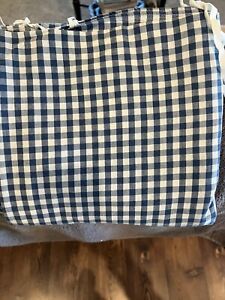 Early 1900 S Antique Blue White Homespun Featherbed Cover Duvet Cover Handmade