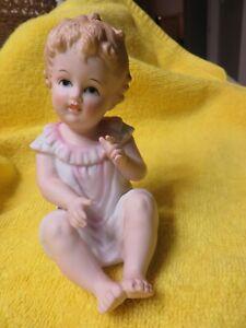 Vintage Bisque Piano Baby 7534 Super Cute I Can Include A Free One Glued