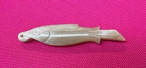 Antique Chinese Jade Fish Shang Dynasty 3 1 8 Inch