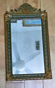 Antique Carved Regency Style Wall Mirror 25 5x14 5