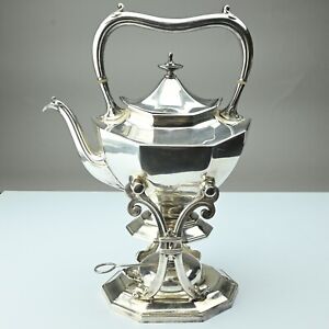 Reed Barton Sierra Plated Silver Tilting Teapot On Stand 3690