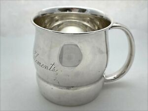Towle 10782 Sterling Silver Baby Cup With Monogram