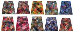 Wholesale Lot 10 Pcs Ethnic Beaded Sequin Sari Wall Hanging D Cor Tapestry Throw