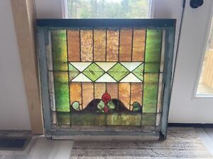 Antique Stained Glass Church Windows