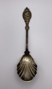 Medallion By Hotchkiss Schreuder Sterling Preserve Spoon Scalloped