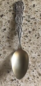 Vintage Souvinir Spoon Wisconsin Sterling Silver Figural
