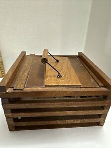 Small Wooden Egg Carrier Designed To Hold 32 Eggs