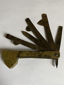Proctor Fleam Extremely Rare 5 Blade Antique 19th Century Bloodletting Tool