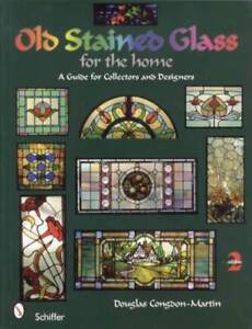 Antique Stained Glass Guide Book Windows Door Panel Design